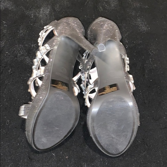 Black sparkly gemstone heels - Picture 7 of 8